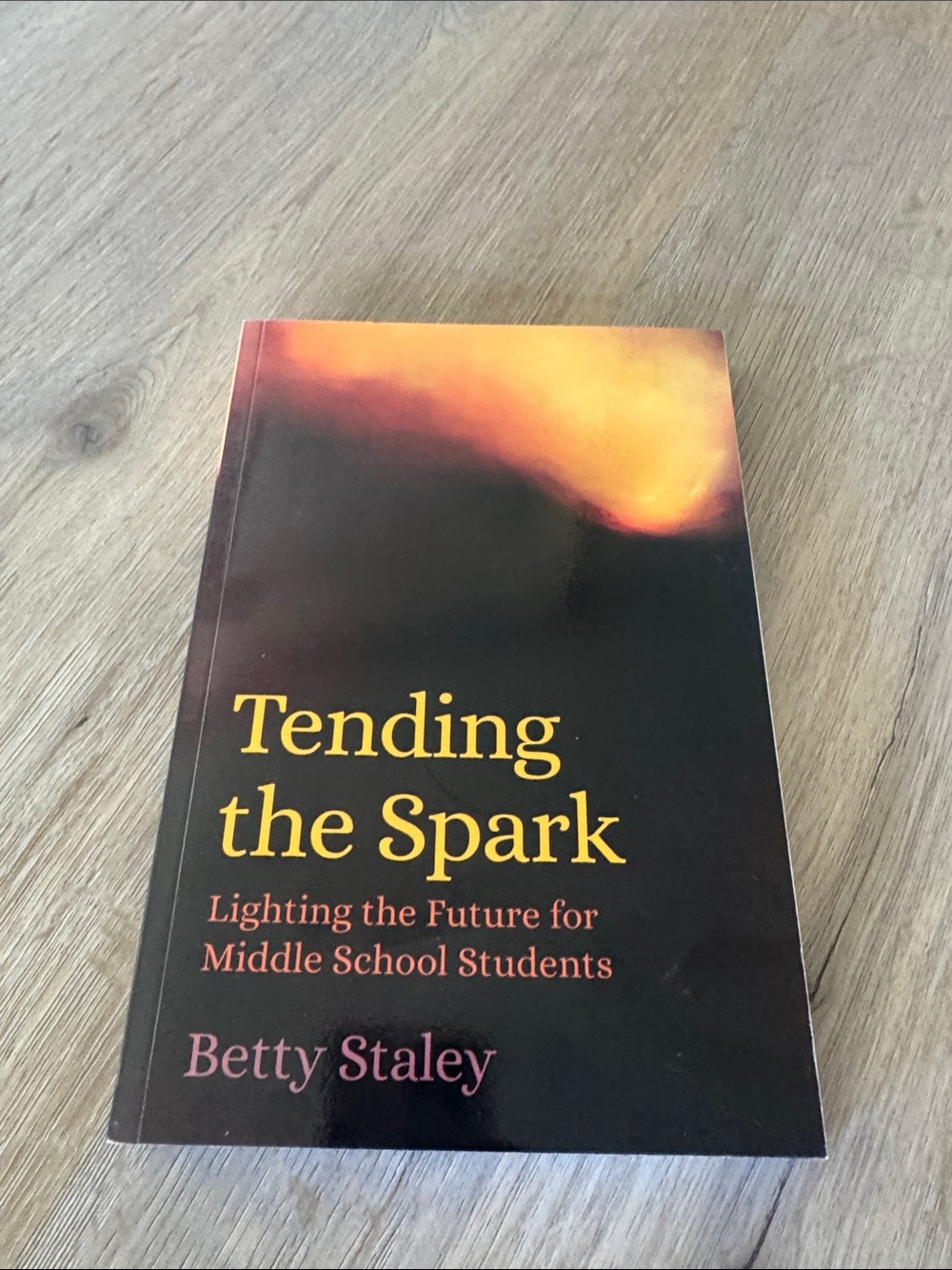 Betty Staley Tending the Spark - Black & Orange Cover